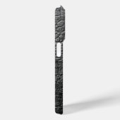 Moderne Zwarte Krokodil Case-Mate iPhone Case (Achterkant / Rechts)