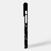 Moderne Zwarte Krokodil Case-Mate iPhone Case (Achterkant / Links)