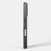 Moderne zwarte matte gestructureerde gepersonalise Case-Mate iPhone case (Achterkant / Rechts)