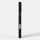 Moderne Zwarte Monogram Initiaal Letters Modern Case-Mate iPhone Case (Achterkant / Rechts)
