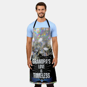 Moderne zwarte opa Opa Koken BBQ Grill Schort