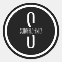 Moderne zwarte purim Sticker