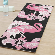 Moderne Zwarte Roze Flamingo