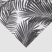 Moderne zwarte tropische palmbomen tissuepapier (Detail)