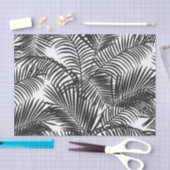 Moderne zwarte tropische palmbomen tissuepapier (Craft)