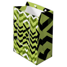 Moderne Zwarte Witte Wasabi Geometrische Scherpe K