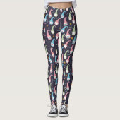 Moderne Zweedse Gnomes Patroon Leggings (Voorkant)