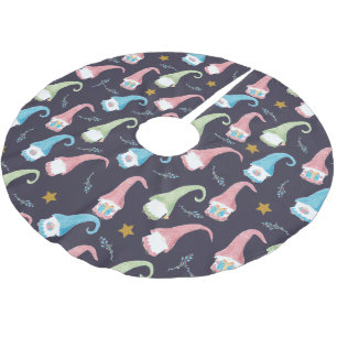 Moderne Zweedse kabouters patroon boom rok Kerstboom Rok