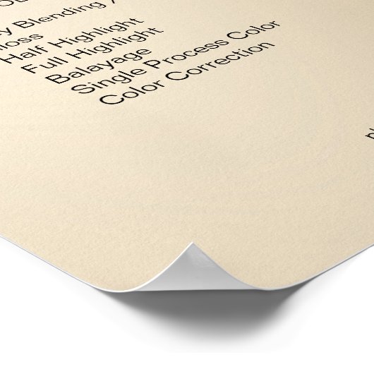 Moderner Glamor Gold Glitzer sinkt Poster (Hoek)