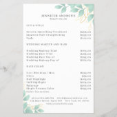 Moderner, Wei-Grün Leafy Flyer (Voorkant)