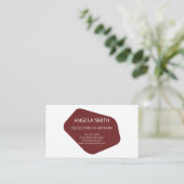 Moderniserend en gericht visitekaartje (Staand voorkant)