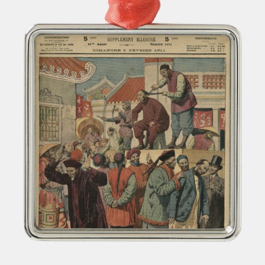 Modernisering van China Metalen Ornament (Voorkant)