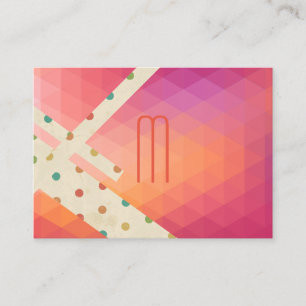 Modernist en Polka Dot Clash Visitekaartje