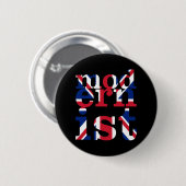 Modernist Union Jack Ronde Button 5,7 Cm (Voorkant /achterkant)