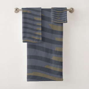 modernste abstracte meetkunde bad handdoek