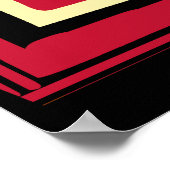 modernste abstracte meetkunde poster (Hoek)