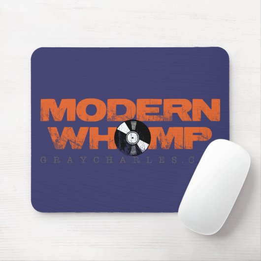 ModernWhomp - tapis de souris bleu (Avec souris)