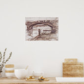 Modersohn-Becker - Bridges in Parijs 1905 Poster (Keuken)