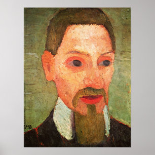 Modersohn-Becker - Portret van Rainer Maria Rilke Poster