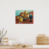 Modersohn-Becker - stil leven met appels en glas Poster (Keuken)