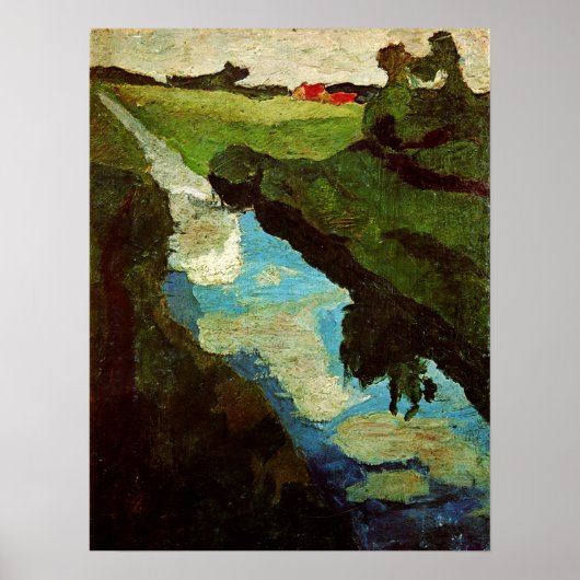 Modersohn-Becker - Veen graven 1902 Poster (Voorkant)