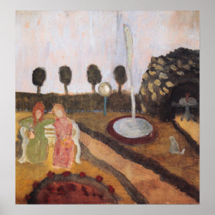 Modersohn-Becker - Vrouwen in de tuin Poster