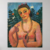 Modersohn-Becker - Zelfportret 1906 Poster (Voorkant)