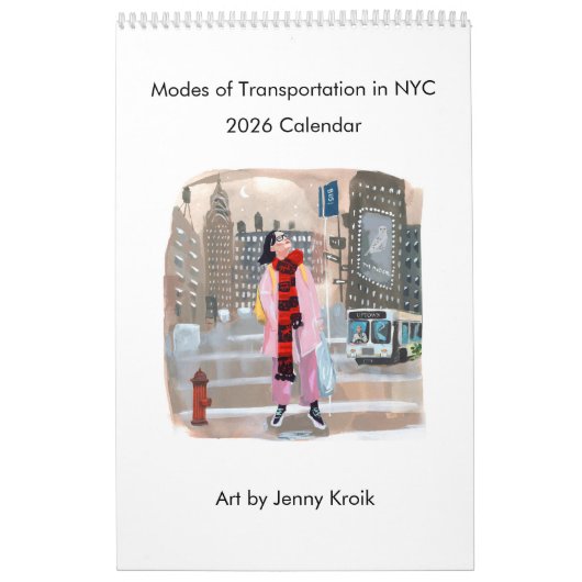 Modes de transport à NYC, calendrier 2026 (Protection)