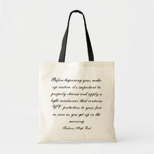 Modes High End Dagelijkse make-up Routine Natural Tote Bag