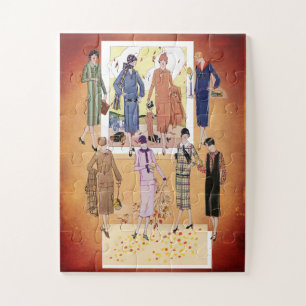 Modes in de herfstjazztijd Legpuzzel