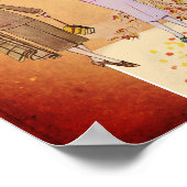 Modes in de herfstjazztijd Poster (Hoek)