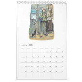 Modes of Transportation in NYC, 2026 Calendar Kalender (Jan 2026)