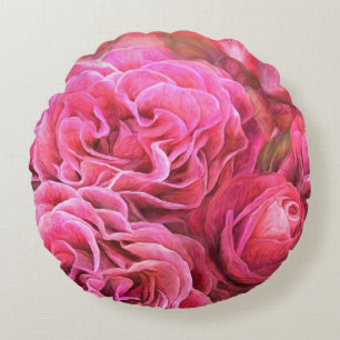 Modes roses - coussin de concepteur d'art de dési