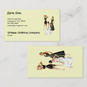  Modes van de zomer van 1940 Visitekaartje (Voorkant / Achterkant)