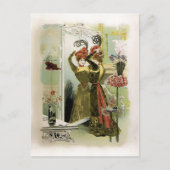 Modes van Parijs ~ Briefkaart / Uitnodiging / RSVP (Voorkant)