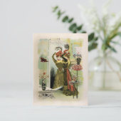 Modes van Parijs - Briefkaart / Uitnodiging / RSVP (Staand voorkant)