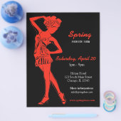 Modeshow (Firebrick) Flyer (Enkel)