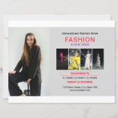 Modeshow Flyer Sjabloon (Voorkant)