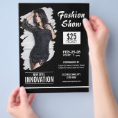 Modeshow Flyer / Uitnodiging (Hand)