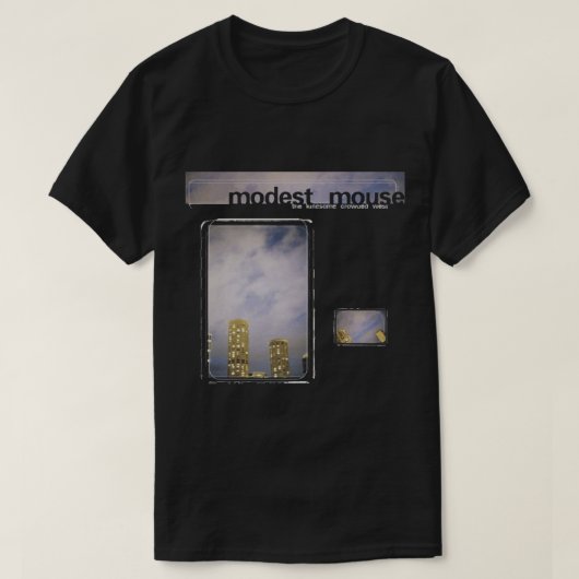 Modest Mouse - de Longruwelijke kruis West Essenti T-shirt (Design voorkant)
