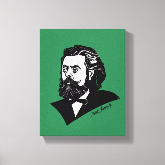 Modest Mussorgsky Canvas Afdruk (Voorkant)