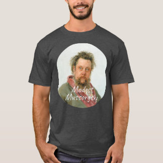Modest Mussorgsky Composer Portret T-shirt