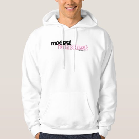 Modeste est le sweat - shirt à capuche le plus (Devant)