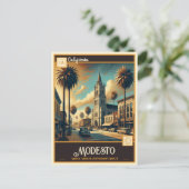 Modesto, Californië |  BRIEFKAART (Staand voorkant)