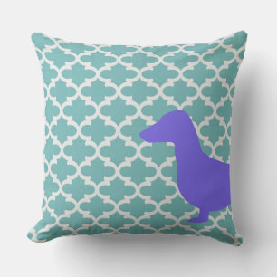 Modestuk - Halve en halve Dachshund Kussen