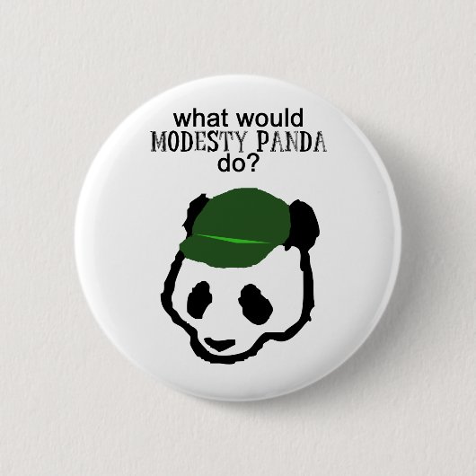 Modesty Panda Button (Voorkant)