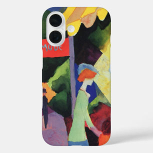 Modewinkel van August Macke, Vintage Fauvisme iPhone 16 Hoesje