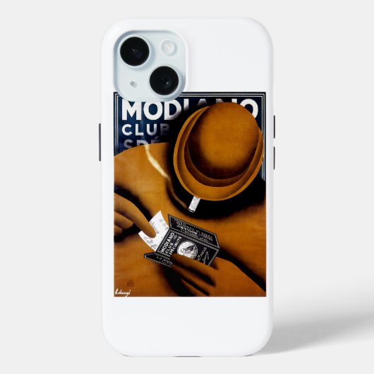 Modiano Cigarette Ad Case-Mate iPhone Case (Achterkant)
