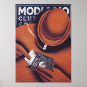 Modiano Italian Advertisement Poster