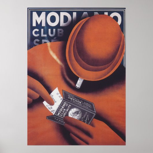Modiano Italian Advertisement Poster (Devant)